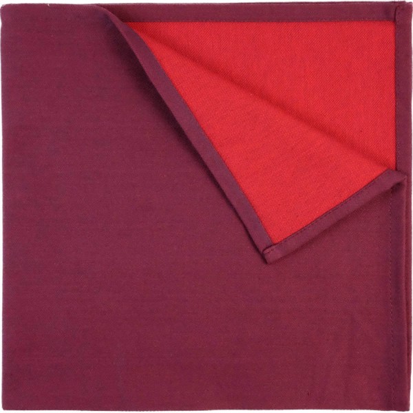 Serviette gewebt aubergine rot