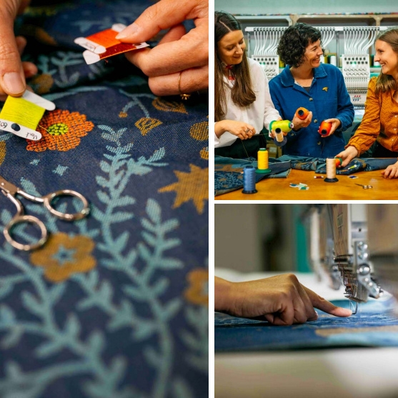 Küchentuch gewebt limitiert Träumen bestickt