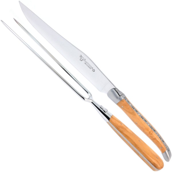 Tranchierbesteck Grand Chef Olivenholz