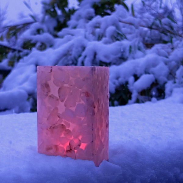 Kabellose Leuchte Stone mit FB mehrfarbig für innen und außen