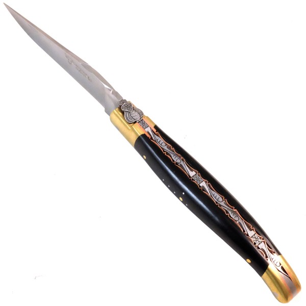 Bijou Prestige limitiert Ebenholz Messing Edelstahl Kupfer 12C27 Stahl