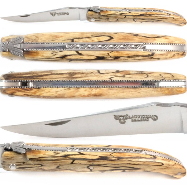 Aubrac Holz Le Perlé Prestige limitiert 12C27 Stahl