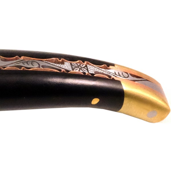 Bijou Prestige limitiert Ebenholz Messing Edelstahl Kupfer 12C27 Stahl