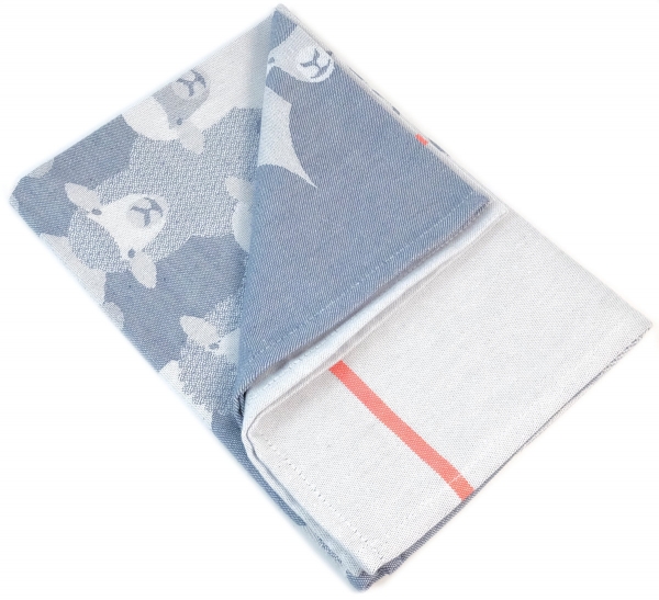 Küchentuch gewebt limitiert Portrait de Famille