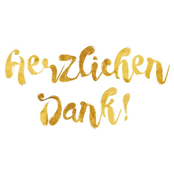 Geschenkgutschein Herzlichen Dank!