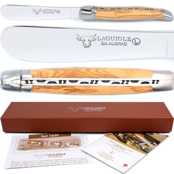 Buttermesser Olivenholz