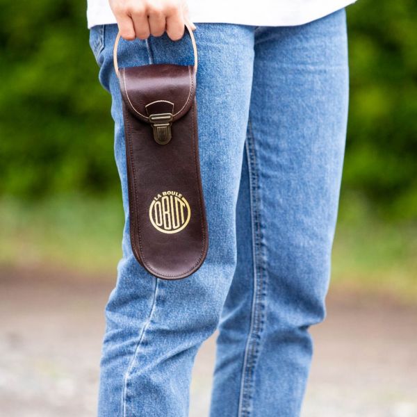 Pétanque Ledertasche Vintage