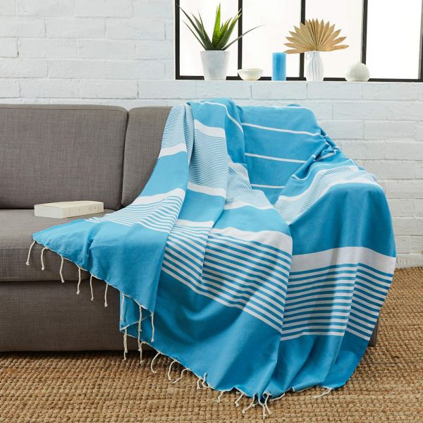 Fouta Tuch XXL Arthur türkisblau