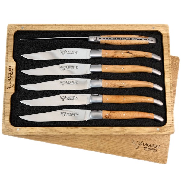 6 Premium Steakmesser Set Wacholder