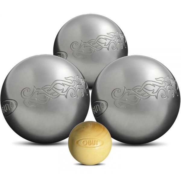 3er Satz Edelstahl Pétanque Boule Kugeln Tatou