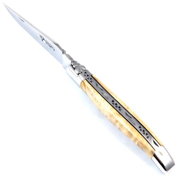 Ahorn Wurzelholz 12C27 Stahl