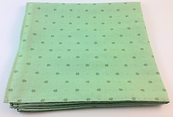 Serviette 45x45 cm grün Lilien