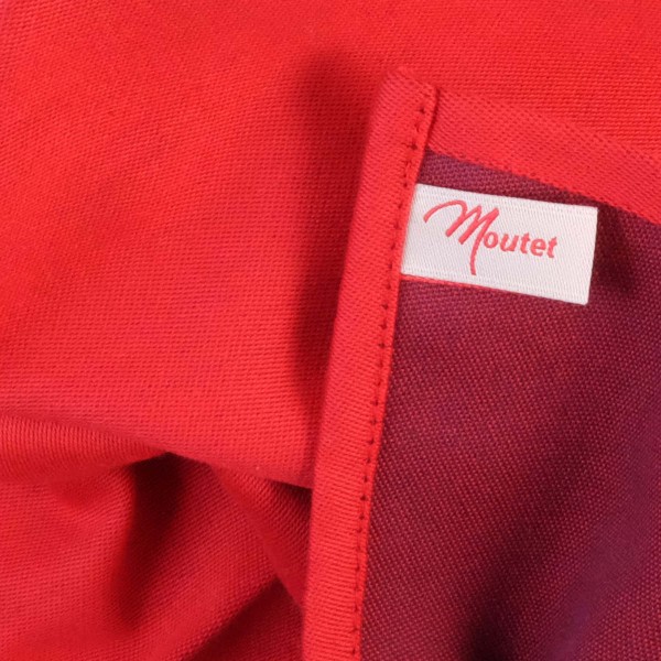 Serviette gewebt rot aubergine