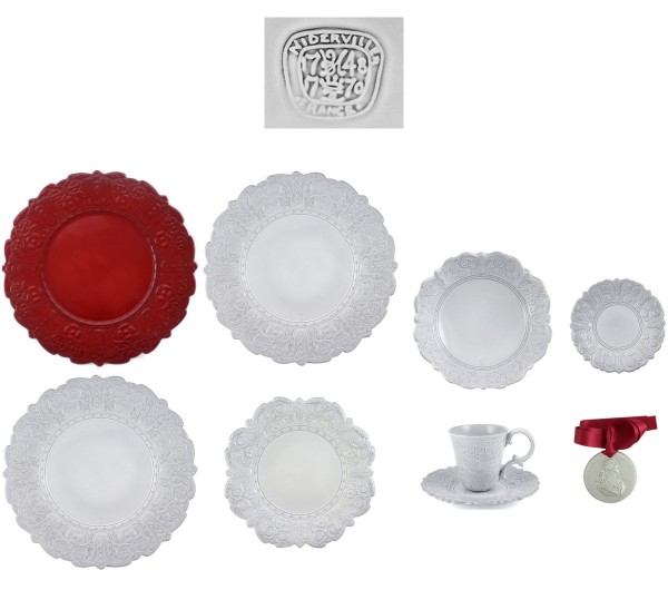 Servietten Medaillon Grand Siècle 6 cm