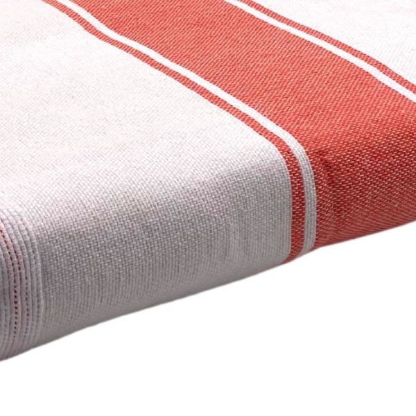 Fouta Tuch mit Frottee mandarine