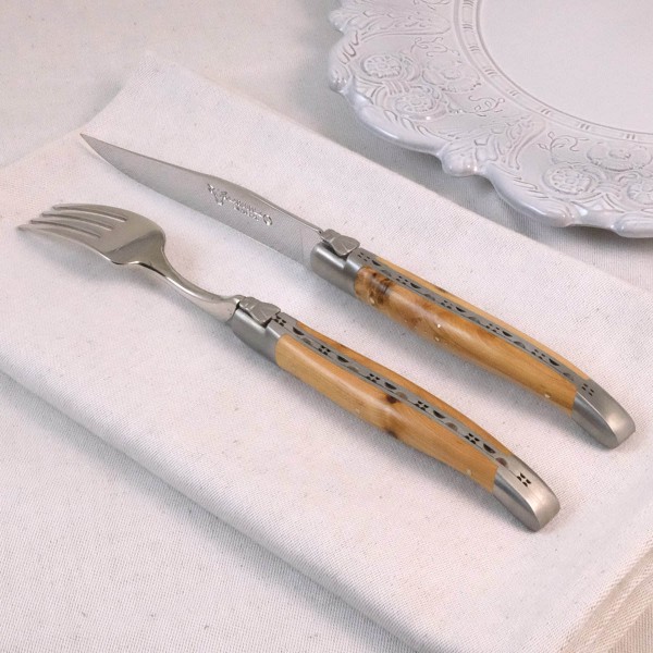 6 Premium Gabeln Set Wacholder