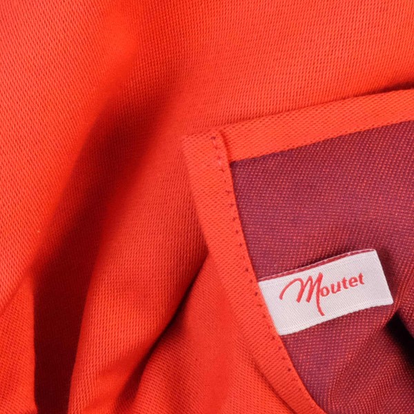 Serviette gewebt koralle aubergine