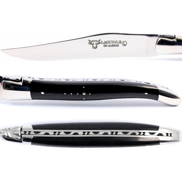 6 Premium Steakmesser Set Ebenholz