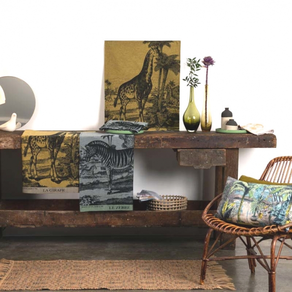 Küchentuch gewebt limitiert La girafe