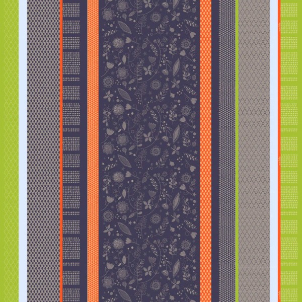 Tischdecke gewebt limitiert Blumenmeer 170x170 cm