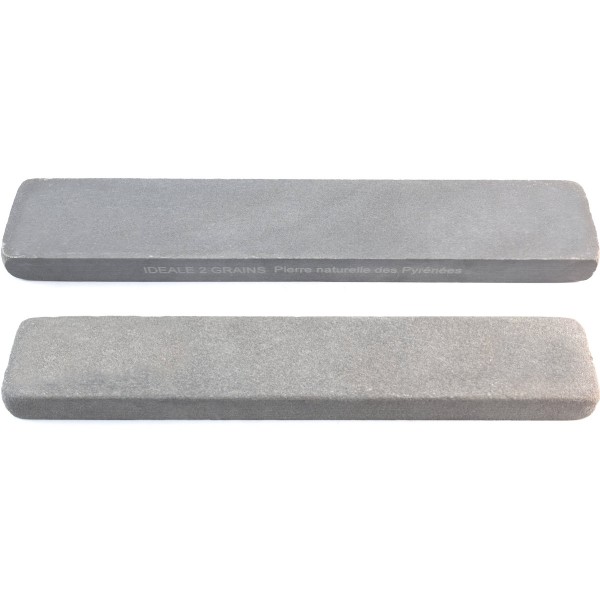 Pyrenäen Naturstein mit zwei Körnungen zum Schleifen und Schärfen