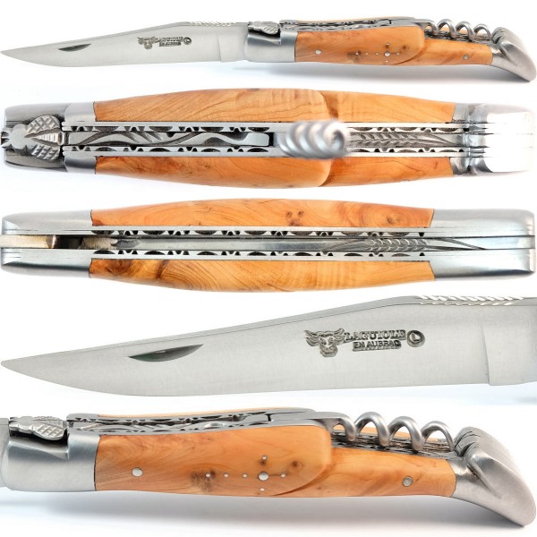 Wacholder zweiteilig mit Korkenzieher Doppelplatinen 12C27 Stahl