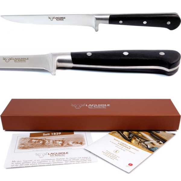 Profi Ausbeinmesser Ebenholz