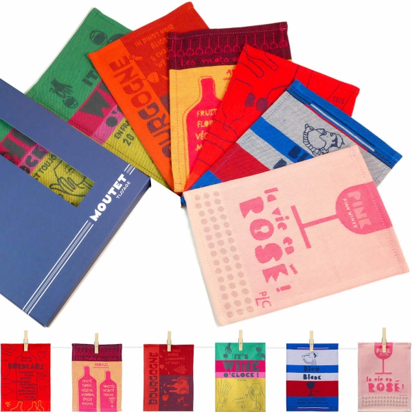 6 Mini-Torchons Para-Tapas limitiert Vin