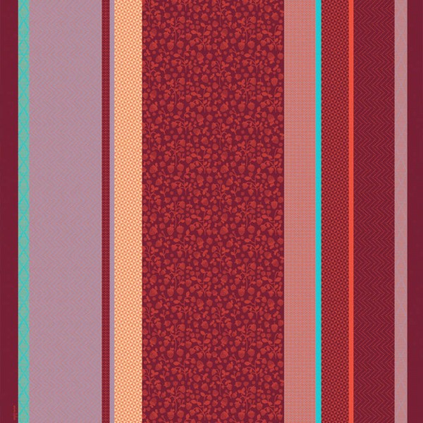 Tischdecke gewebt limitiert Walderdbeeren 170x170 cm
