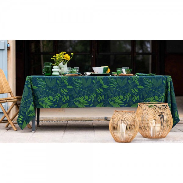 Tischdecke gewebt limitiert Feuillage 170x170 cm