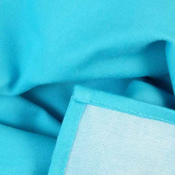 Serviette gewebt himmelblau weißblau