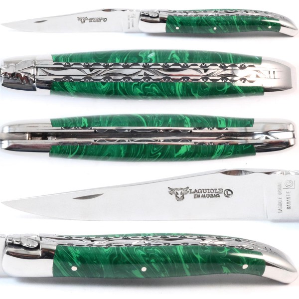 Malachit Doppelplatinen 12C27 Stahl