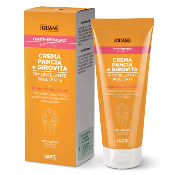 GUAM Inthenso Effect Stark straffende und modellierende Creme für Bauch und Taille 200ml