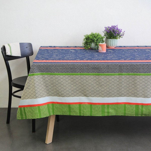 Tischdecke gewebt limitiert Blumenmeer 170x170 cm