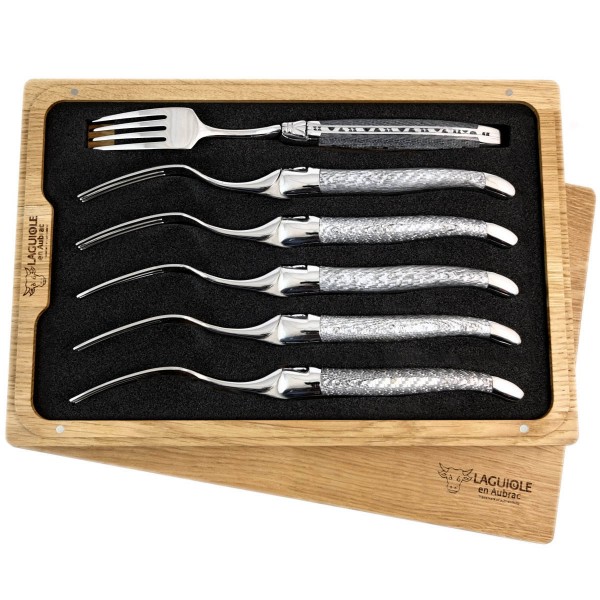 6 Premium Gabeln Set Texalium