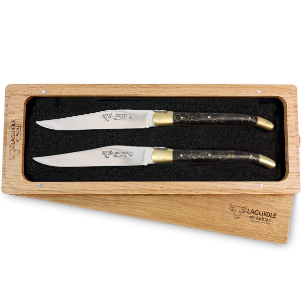 2 Premium Steakmesser Set Matrix