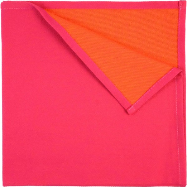 Serviette gewebt erdbeere orange