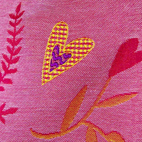 Küchentuch gewebt limitiert Amour bestickt