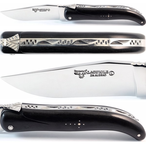 Jagdmesser Ebenholz 12C27 Stahl